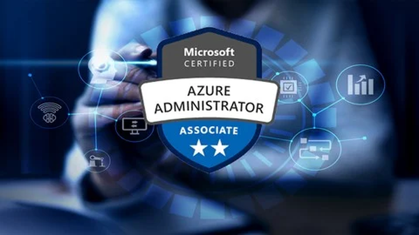 Microsoft Certified Azure Administrator Associate badge